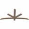 Ekena Millwork Alberta Smooth Timber Gable Bracket, Douglas Fir, 60"W x 30"H x 1 1/2"D x 3 1/2"F, 12/12 Pitch GBW060X30X0204ALB00SDF - alternate 3
